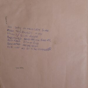 Radio Operators Log Bosnia dated 27 January 1994 2nd Battalion Royal Anglian Regiment