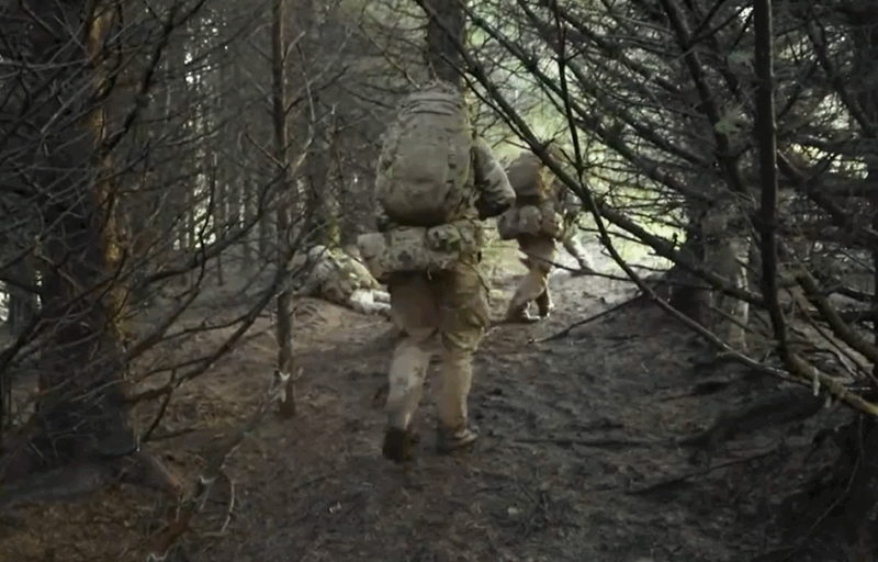 Royal Anglian Regiment is practising its navigation