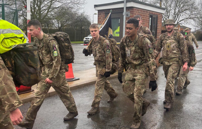 2nd Battalion C Company march 48 miles for charity 2nd Battalion C Company march 48 miles for charity