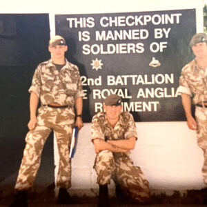 Checkpoint black knight Cyprus 1999. The crossing from Cyprus into northern Cyprus