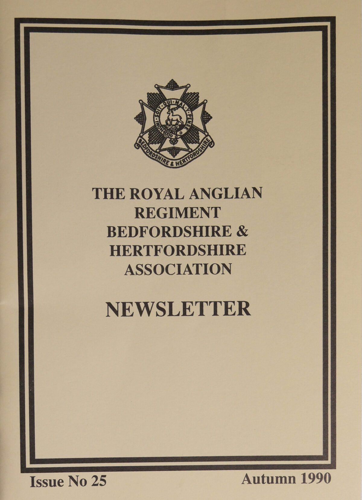 Bedfordshire and Hertfordshire Association Newsletter No.25 Autumn 1990 Bedfordshire and Hertfordshire Association Newsletter No.25 Autumn 1990