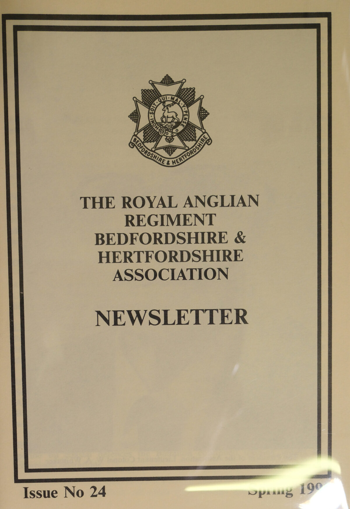 Bedfordshire and Hertfordshire Association Newsletter No.24 Spring 1990 Bedfordshire and Hertfordshire Association Newsletter No.24 Spring 1990