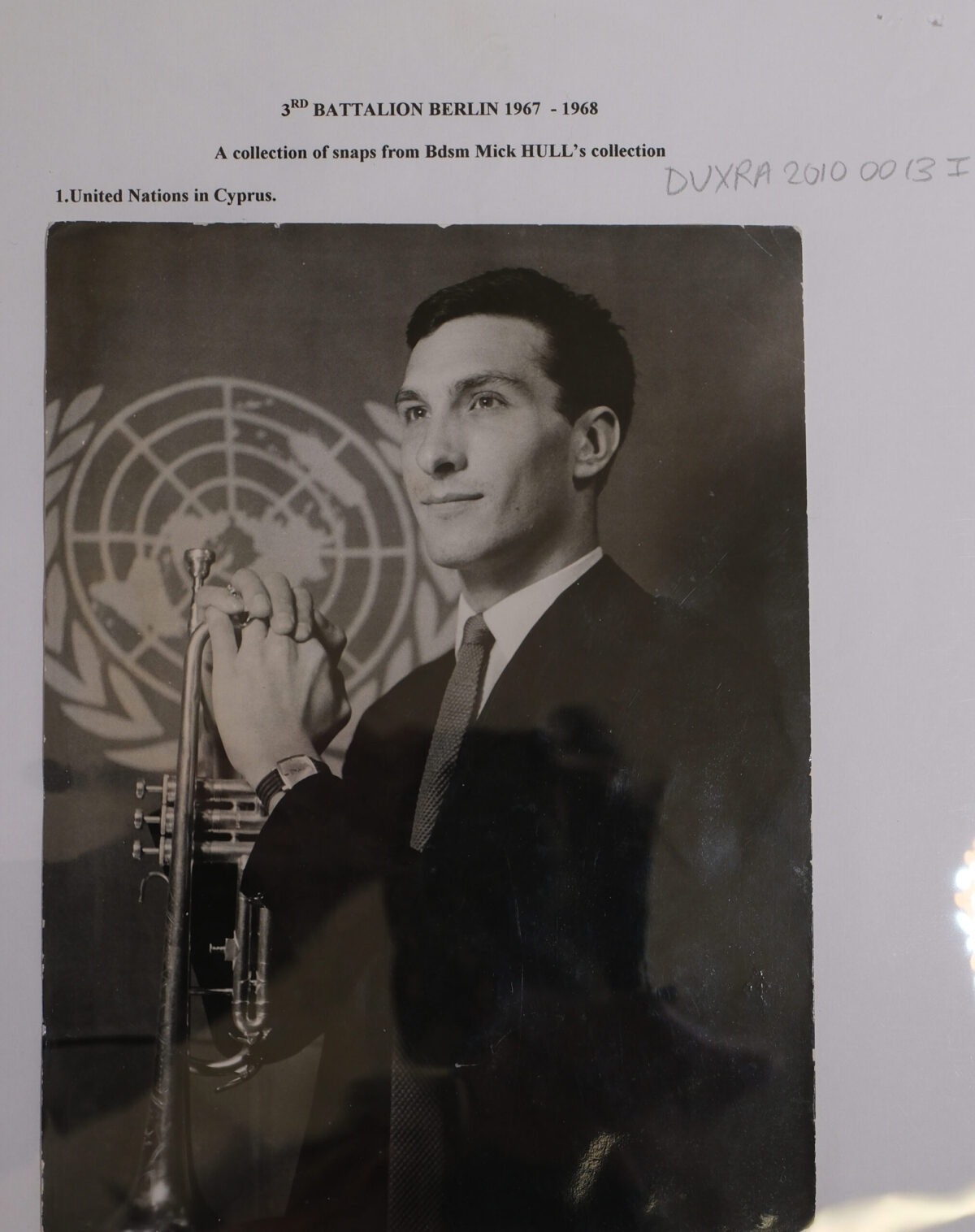 Bandsman Mick Hull in Berlin 1967-68 Royal Anglian Regiment Bandsman Mick Hull in Berlin 1967-68 Royal Anglian Regiment