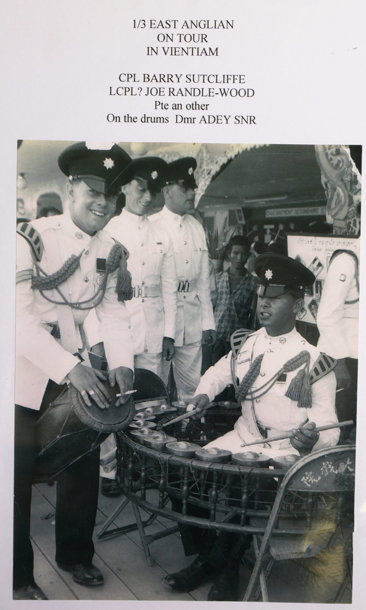 1/3rd East Anglian Regiment Band on tour in Vietnam 1/3rd East Anglian Regiment Band on tour in Vietnam