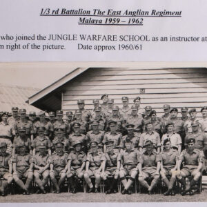 1/3rd East Anglian Regiment in Malaya 1959-62