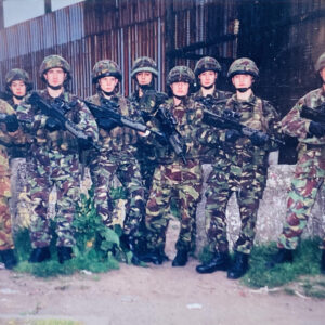 1st Battalion with attachments from 2nd Battalion. New Barnsley RUC station West Belfast - November 1996- May 1997