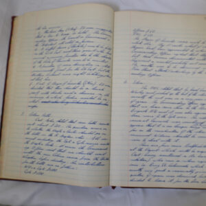 Minutes book from Royal Anglian Regiment Officers Mess