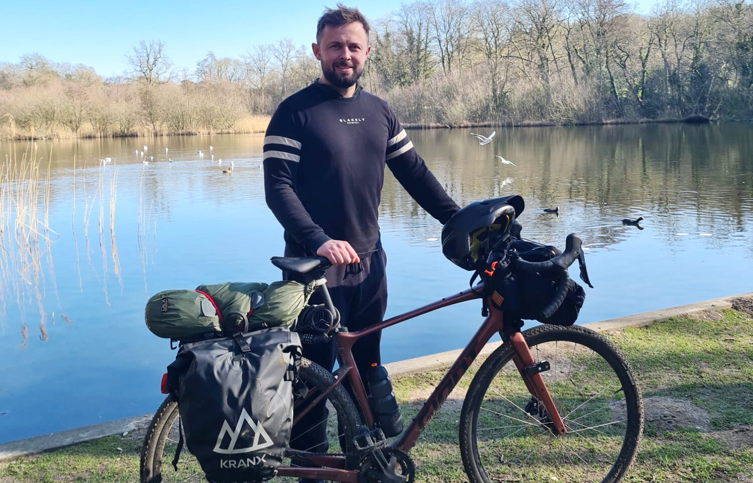 Andy's Fundraiser for thethe Royal Anglian Regiment Charity, cycling solo from Lands End to John O'Groats