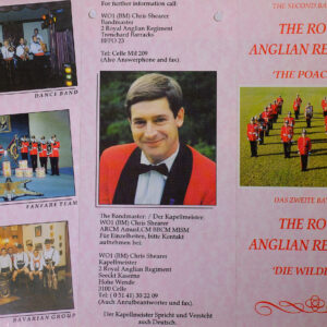 Advertising flyer for the Band of the 2nd Battalion Royal Anglian Regiment - The Poachers Advertising flyer for the Band of the 2nd Battalion Royal Anglian Regiment - The Poachers