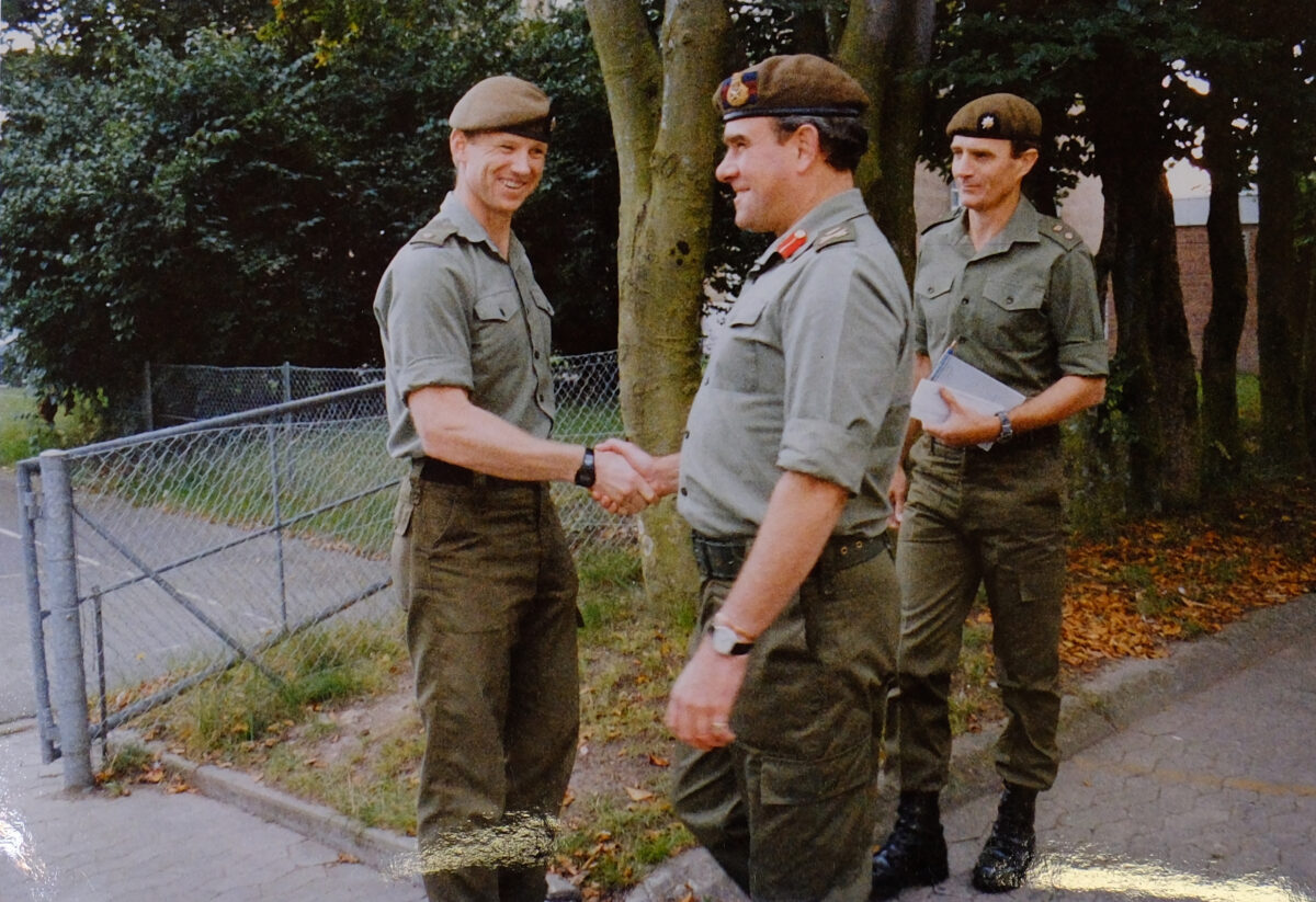 Major General Hugh Michael Rose visits the 2nd Battalion Royal Anglian Regiment in Germany Major General Hugh Michael Rose visits the 2nd Battalion Royal Anglian Regiment in Germany