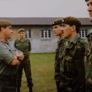 Major General Hugh Michael Rose visits the 2nd Battalion Royal Anglian Regiment in Germany Major General Hugh Michael Rose visits the 2nd Battalion Royal Anglian Regiment in Germany