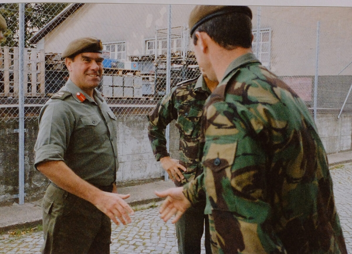 Major General Hugh Michael Rose visits the 2nd Battalion Royal Anglian Regiment in Germany Major General Hugh Michael Rose visits the 2nd Battalion Royal Anglian Regiment in Germany