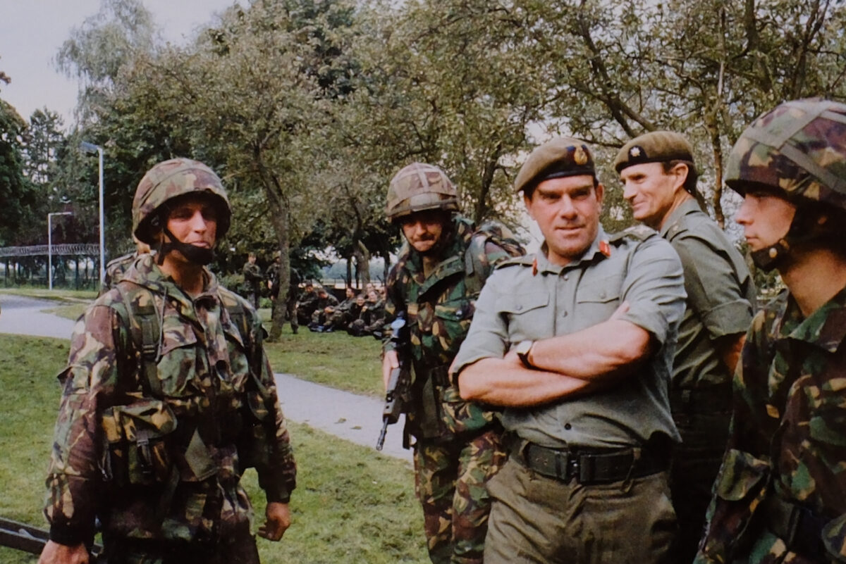 Major General Hugh Michael Rose visits the 2nd Battalion Royal Anglian Regiment in Germany Major General Hugh Michael Rose visits the 2nd Battalion Royal Anglian Regiment in Germany