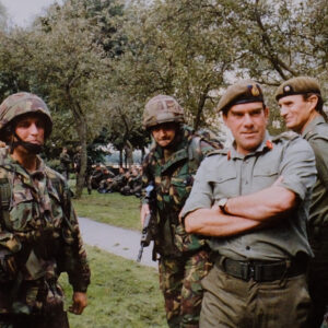 Major General Hugh Michael Rose visits the 2nd Battalion Royal Anglian Regiment in Germany Major General Hugh Michael Rose visits the 2nd Battalion Royal Anglian Regiment in Germany