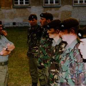 Major General Hugh Michael Rose visits the 2nd Battalion Royal Anglian Regiment in Germany Major General Hugh Michael Rose visits the 2nd Battalion Royal Anglian Regiment in Germany