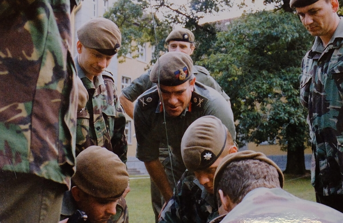 Major General Hugh Michael Rose visits the 2nd Battalion Royal Anglian Regiment in Germany Major General Hugh Michael Rose visits the 2nd Battalion Royal Anglian Regiment in Germany