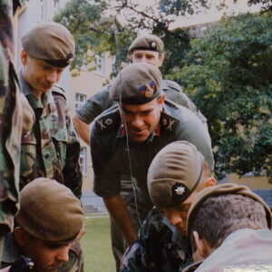 Major General Hugh Michael Rose visits the 2nd Battalion Royal Anglian Regiment in Germany Major General Hugh Michael Rose visits the 2nd Battalion Royal Anglian Regiment in Germany
