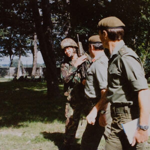 Major General Hugh Michael Rose visits the 2nd Battalion Royal Anglian Regiment in Germany Major General Hugh Michael Rose visits the 2nd Battalion Royal Anglian Regiment in Germany