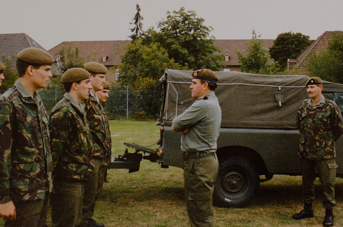 Major General Hugh Michael Rose visits the 2nd Battalion Royal Anglian Regiment in Germany Major General Hugh Michael Rose visits the 2nd Battalion Royal Anglian Regiment in Germany