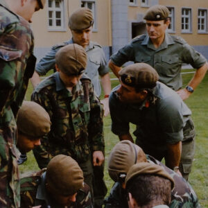 Major General Hugh Michael Rose visits the 2nd Battalion Royal Anglian Regiment in Germany Major General Hugh Michael Rose visits the 2nd Battalion Royal Anglian Regiment in Germany