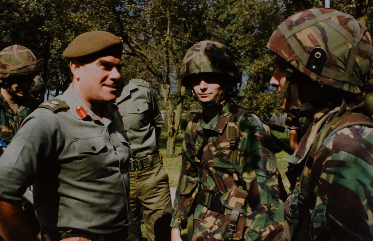 Major General Hugh Michael Rose visits the 2nd Battalion Royal Anglian Regiment in Germany Major General Hugh Michael Rose visits the 2nd Battalion Royal Anglian Regiment in Germany