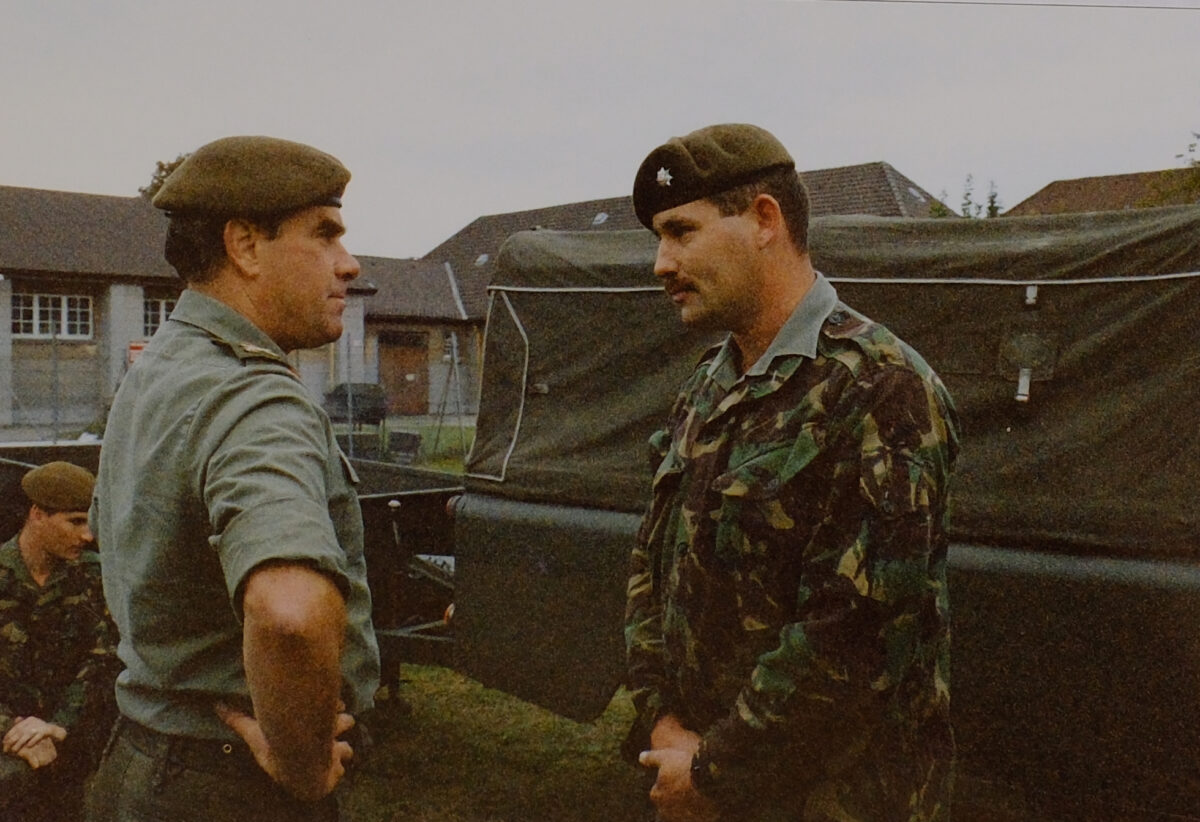 Major General Hugh Michael Rose visits the 2nd Battalion Royal Anglian Regiment in Germany Major General Hugh Michael Rose visits the 2nd Battalion Royal Anglian Regiment in Germany