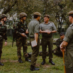 Major General Hugh Michael Rose visits the 2nd Battalion Royal Anglian Regiment in Germany Major General Hugh Michael Rose visits the 2nd Battalion Royal Anglian Regiment in Germany