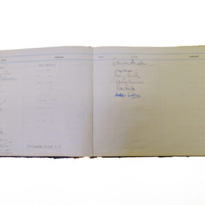 3rd Battalion Royal Anglian Regiment Visitors book commencing 1974 -1990.