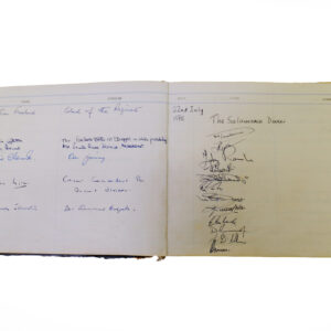 3rd Battalion Royal Anglian Regiment Visitors book commencing 1974 -1990.