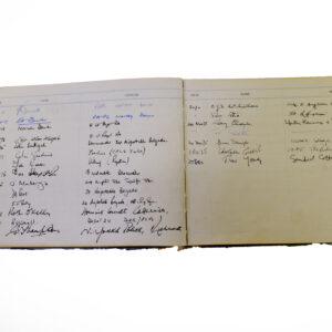 3rd Battalion Royal Anglian Regiment Visitors book commencing 1974 -1990.