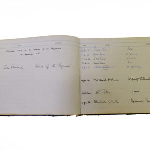 3rd Battalion Royal Anglian Regiment Visitors book commencing 1974 -1990.