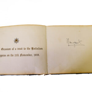 3rd Battalion Royal Anglian Regiment Visitors book commencing 1974 -1990.