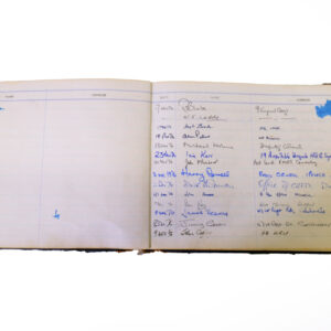 3rd Battalion Royal Anglian Regiment Visitors book commencing 1974 -1990.