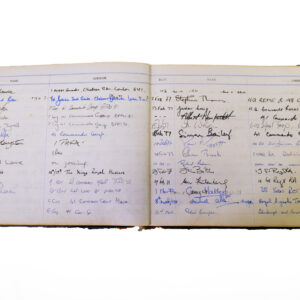 3rd Battalion Royal Anglian Regiment Visitors book commencing 1974 -1990.