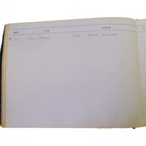 3rd Battalion Royal Anglian Regiment Visitors book commencing 1974 -1990.