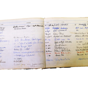 3rd Battalion Royal Anglian Regiment Visitors book commencing 1974 -1990.