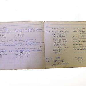 3rd Battalion Royal Anglian Regiment Visitors book commencing 1974 -1990.