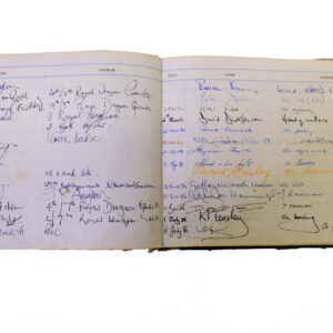 3rd Battalion Royal Anglian Regiment Visitors book commencing 1974 -1990.