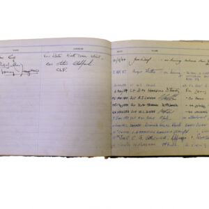3rd Battalion Royal Anglian Regiment Visitors book commencing 1974 -1990.