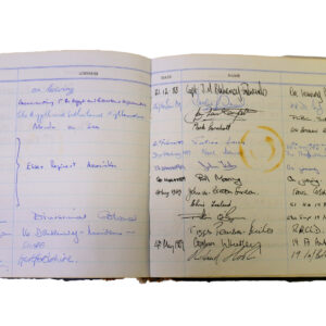 3rd Battalion Royal Anglian Regiment Visitors book commencing 1974 -1990. 3rd Battalion Royal Anglian Regiment Visitors book commencing 1974 -1990.
