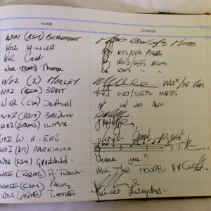 3rd Battalion Royal Anglian Regiment Visitors book commencing 1974 -1990. 3rd Battalion Royal Anglian Regiment Visitors book commencing 1974 -1990.