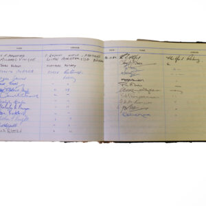 3rd Battalion Royal Anglian Regiment Visitors book commencing 1974 -1990. 3rd Battalion Royal Anglian Regiment Visitors book commencing 1974 -1990.