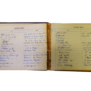3rd Battalion Royal Anglian Regiment Visitors book commencing 1958-1974.