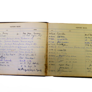 3rd Battalion Royal Anglian Regiment Visitors book commencing 1958-1974.