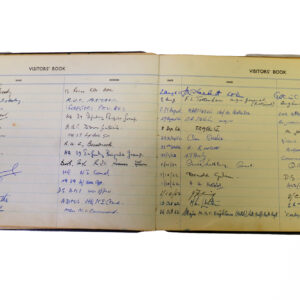 3rd Battalion Royal Anglian Regiment Visitors book 1958-1974 3rd Battalion Royal Anglian Regiment Visitors book 1958-1974