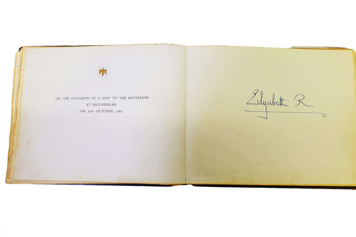 3rd Battalion Royal Anglian Regiment Visitors book 1958-1974 3rd Battalion Royal Anglian Regiment Visitors book 1958-1974