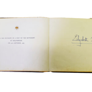 3rd Battalion Royal Anglian Regiment Visitors book 1958-1974 3rd Battalion Royal Anglian Regiment Visitors book 1958-1974