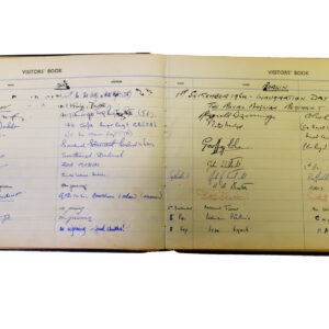 3rd Battalion Royal Anglian Regiment Visitors book 1958-1974 3rd Battalion Royal Anglian Regiment Visitors book 1958-1974