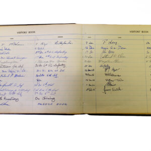 3rd Battalion Royal Anglian Regiment Visitors book 1958-1974 3rd Battalion Royal Anglian Regiment Visitors book 1958-1974