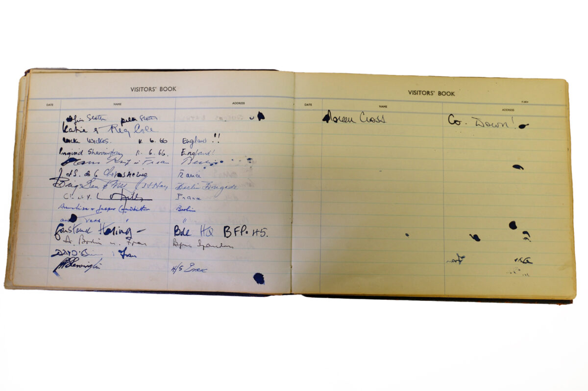 3rd Battalion Royal Anglian Regiment Visitors book 1958-1974 3rd Battalion Royal Anglian Regiment Visitors book 1958-1974